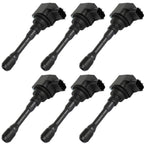 Set of 6 Ignition Coils for Infiniti Q50 Q60 (2016–2018) 3.0L