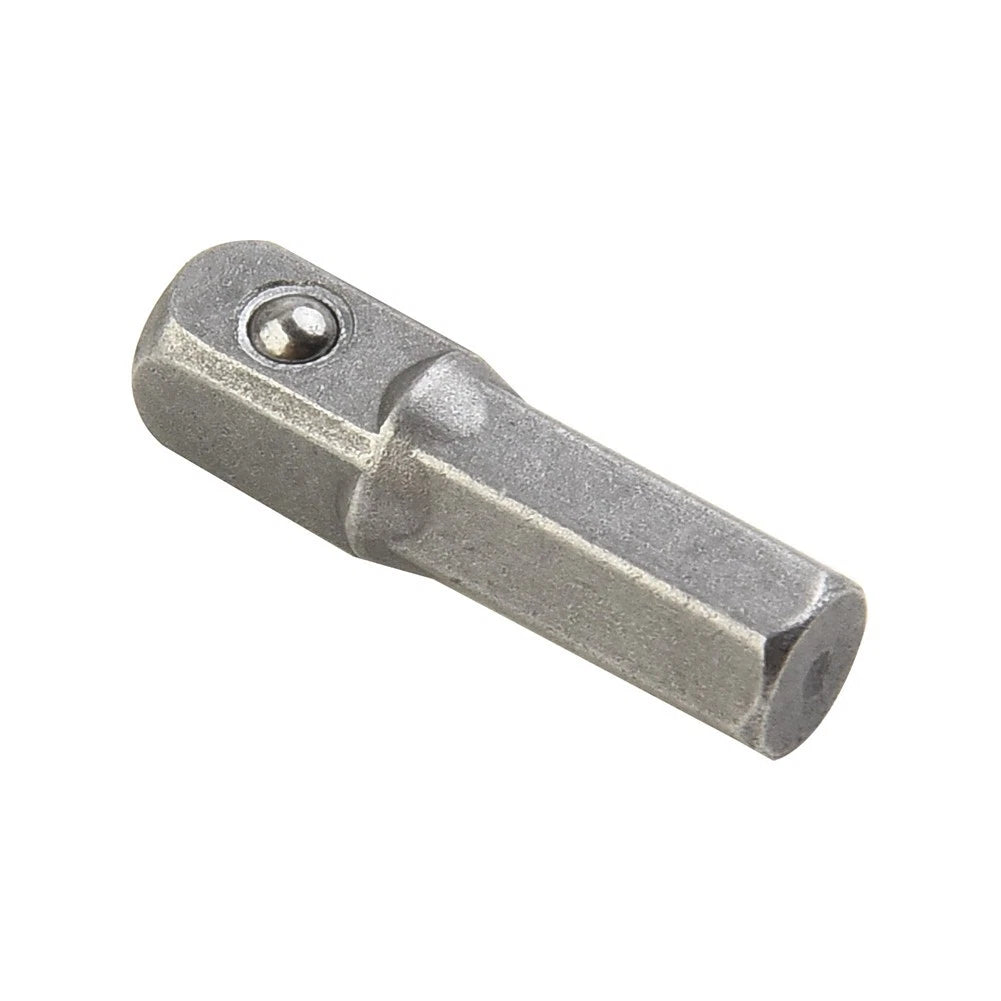 1/4" Square Drive Drill Socket Adapter for Impact Driver - Chrome Vanadium Steel