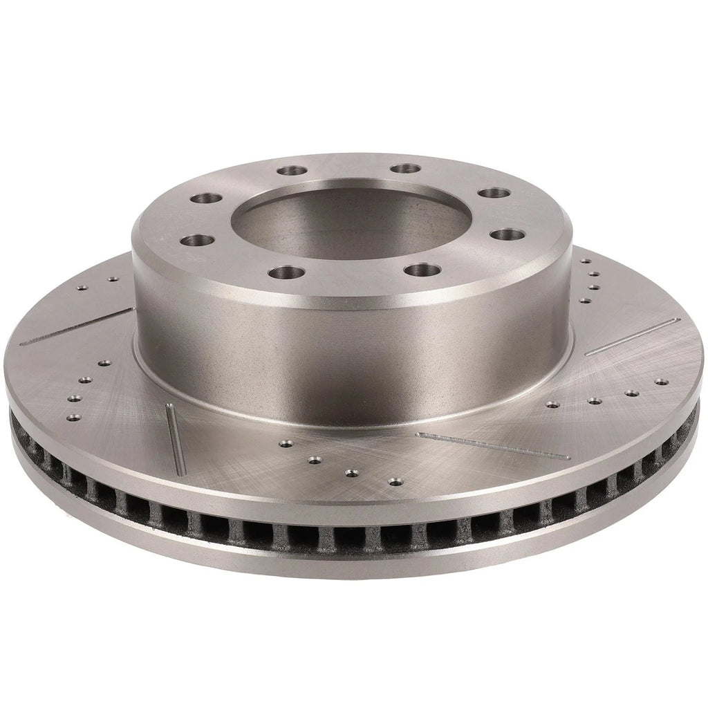 Front Drilled Rotors + Brake Pads for RAM 2500 (2011–2018)