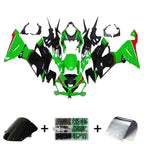Injection Fairing Kit for Kawasaki ZX6R (2019–2023) - ABS, Green