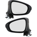 Set of 2 Power Heated Mirrors for Lexus IS250