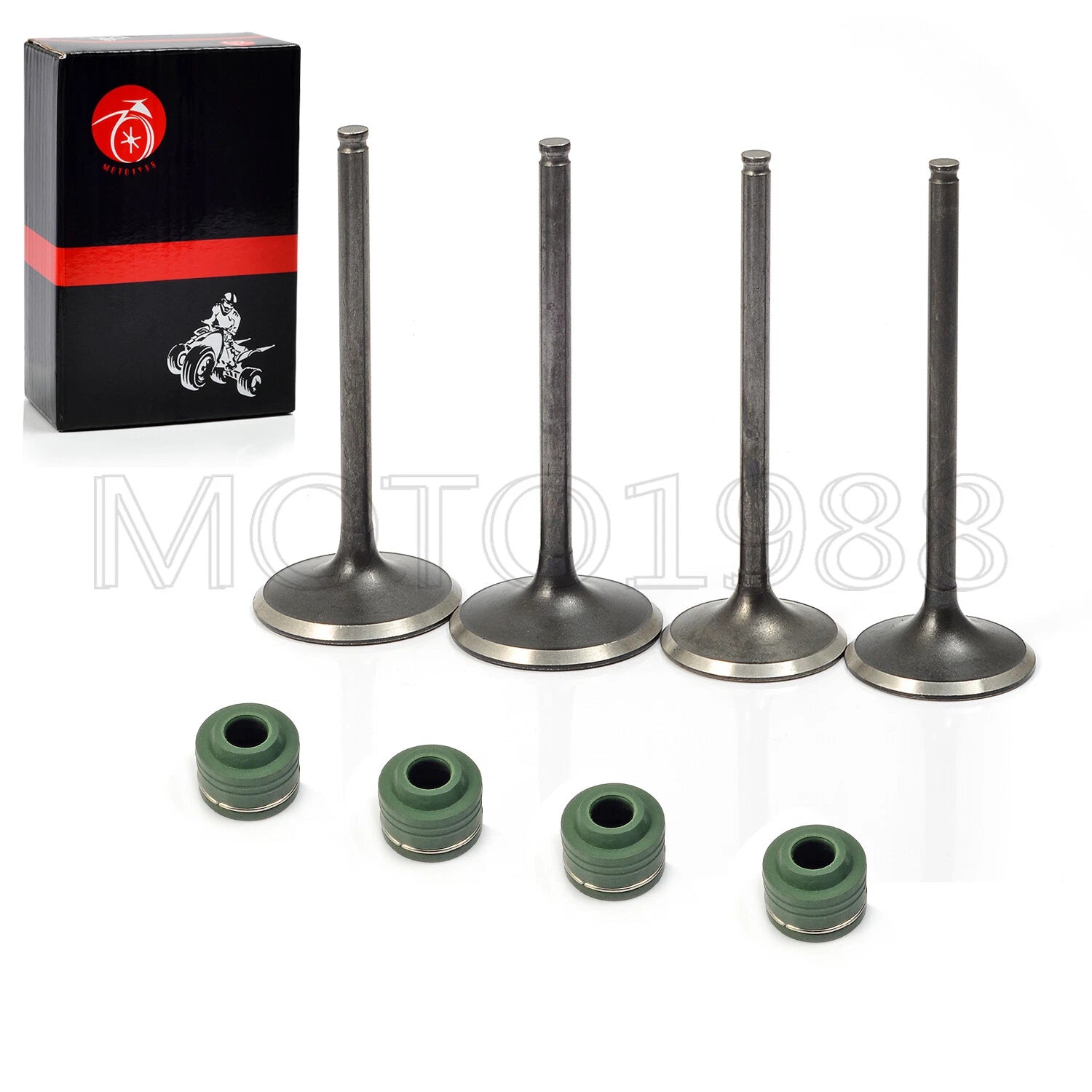 Intake & Exhaust Valve Set with Seals for Honda CRF450R (2002–2006)
