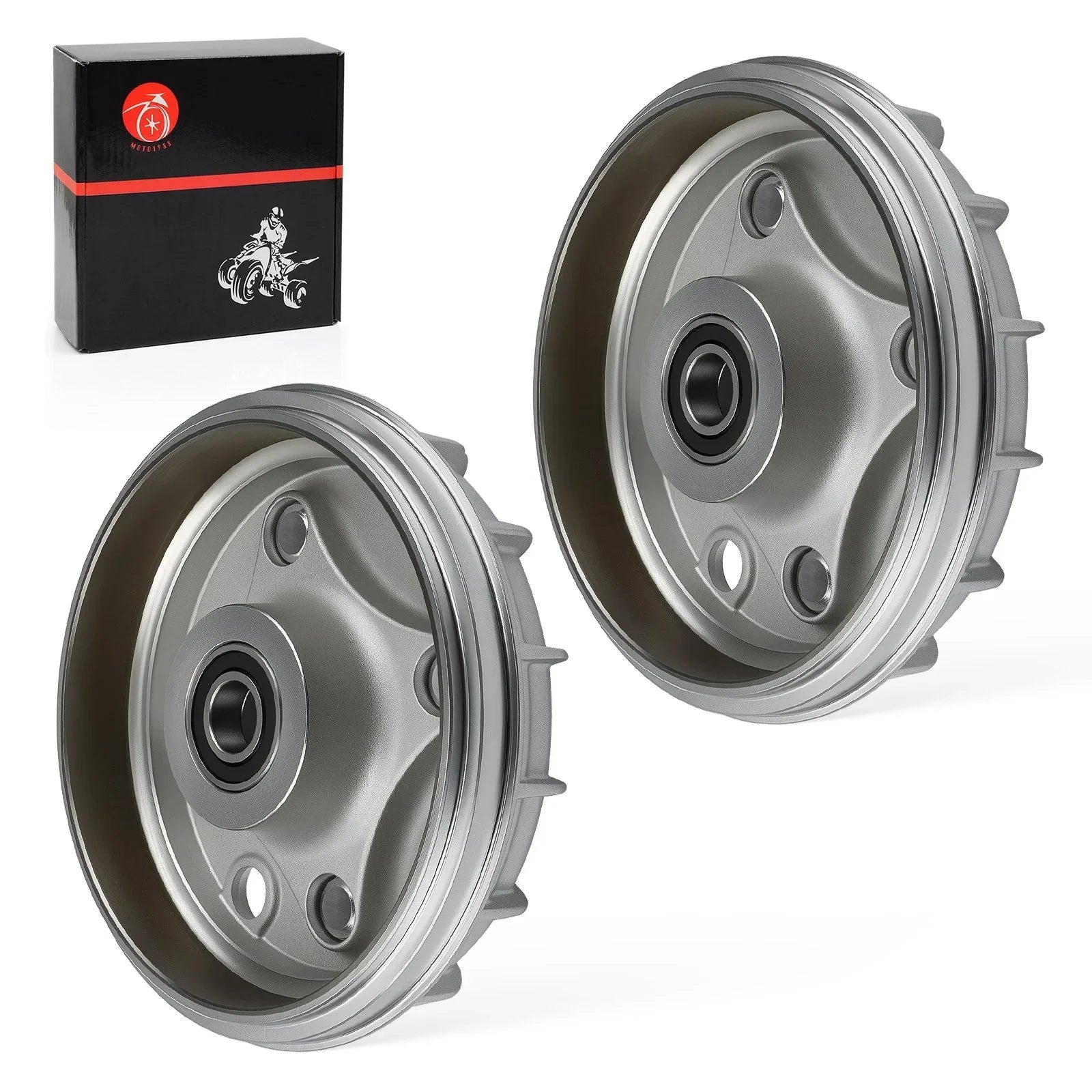 2 x Front Brake Drum for Honda Rancher 350 2X4 TRX350TM (2000–2006)