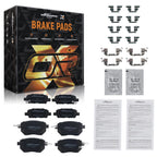 Set of 4 Ceramic Brake Pads for Nissan Altima/Maxima (2004–2006)