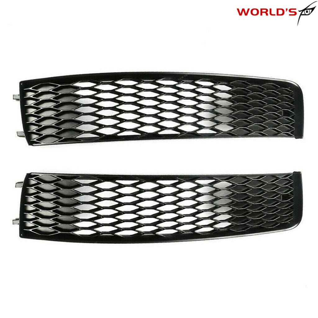 Set of 2 Front Bumper Grille Outer Covers for Audi Q7 S-Line