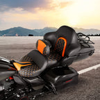 Gel Seat with Backrest Pads for Harley Touring (2014–2023)