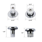 Set of 2 Front Rear Axle Cap Nut Covers for Harley Pan America RA1250 (2021–2026)