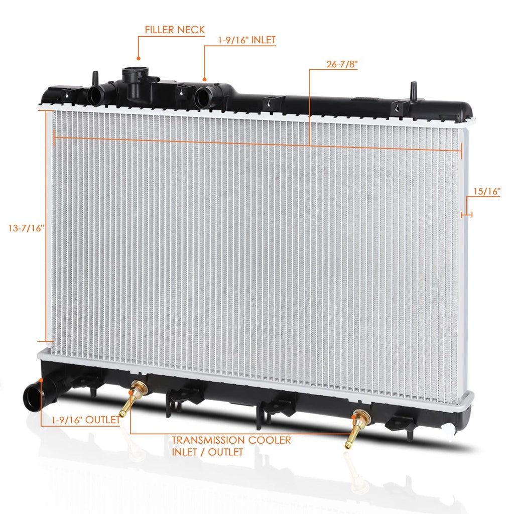 Full Aluminum Core Radiator for Subaru Outback 2001–2004 DPI-2465