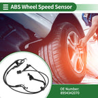 ABS Wheel Speed Sensor No. 8954342070 for Toyota Rav4 Prime (2021–2023)
