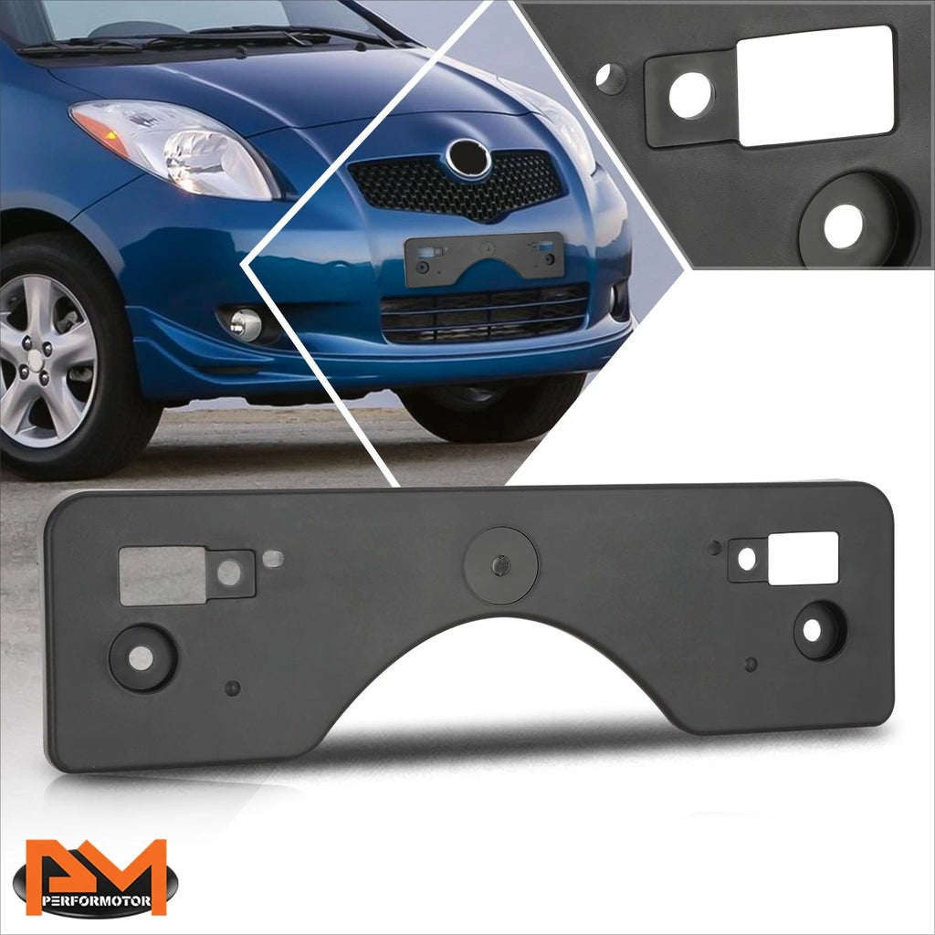 Front Bumper License Plate Mounting Bracket for Toyota Yaris Hatchback (2009–2011)
