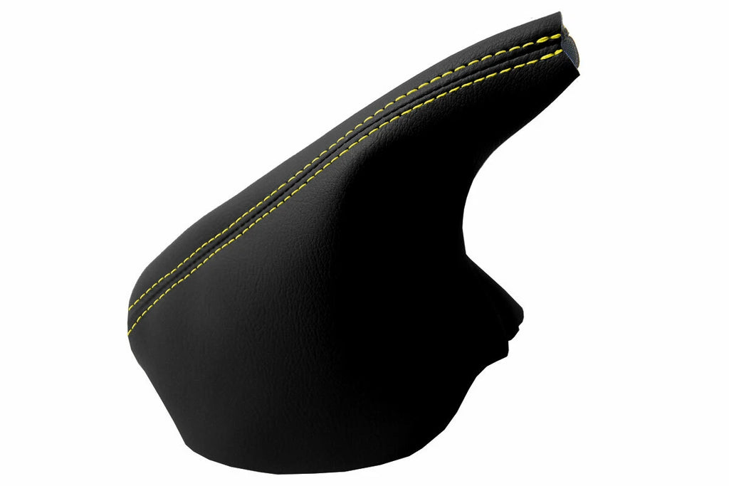 E Brake Boot Cover for BMW E30 (1984–1991) Black Yellow Stitch