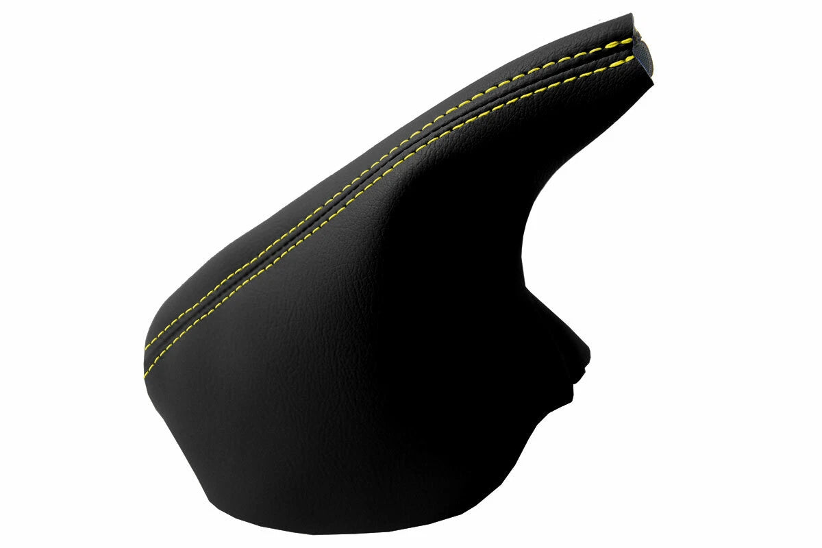 E Brake Boot Cover for BMW E30 (1984–1991) Black Yellow Stitch