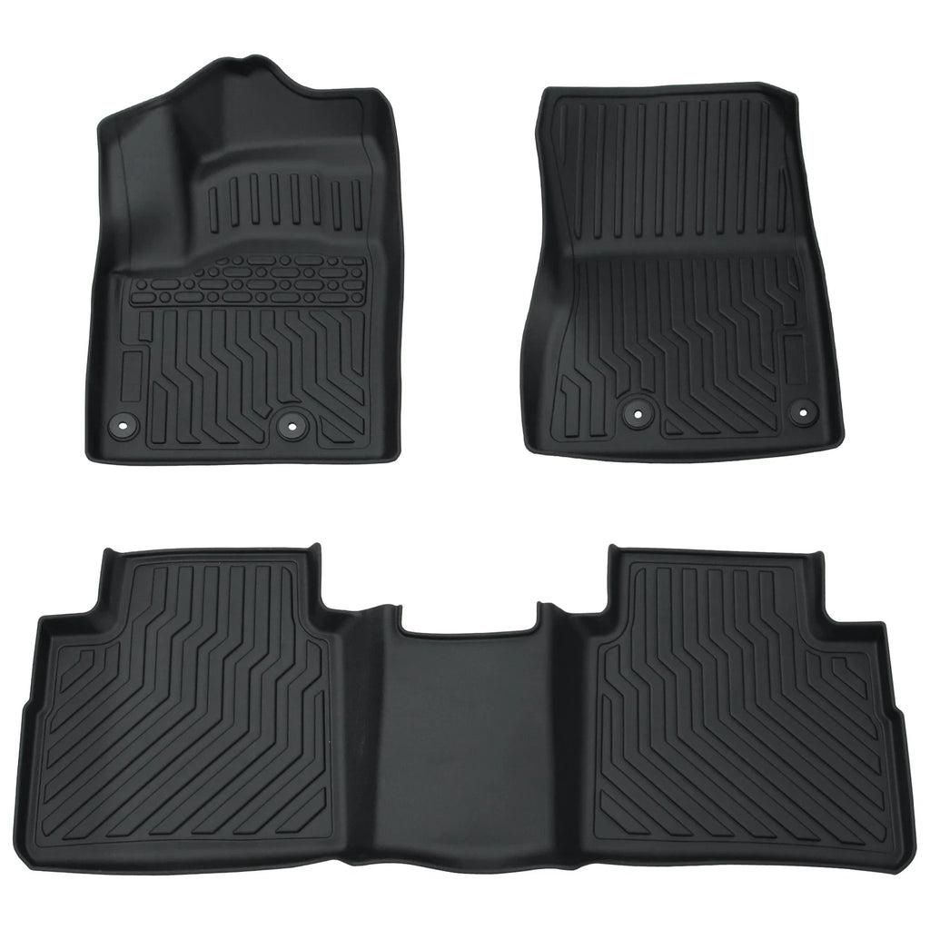 Set of 4 TPE Rubber All Weather Floor Mats for Nissan Rogue (2021–2025)