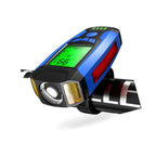 USB Rechargeable LED Bicycle Headlight with Horn for Universal Fit (2010–2023)