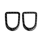 Carbon Fiber Door Lock Pins Covers for Ford Mustang (2009-2013)