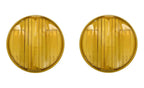 Amber Glass Cats Eye Fog Light Lamp Lenses for 1939 Chevy (1939–1939)