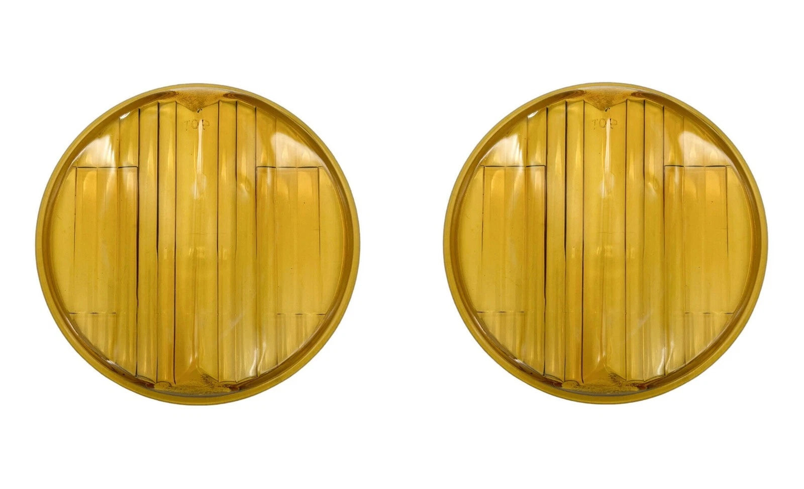 Amber Glass Cats Eye Fog Light Lamp Lenses for 1939 Chevy (1939–1939)