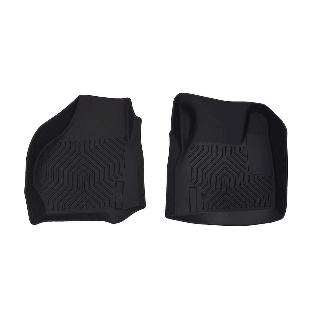 Set of 4 Black Anti-Slip Floor Mats for Ford F250 F350 F450 F550 Crew Cab (1999–2007)