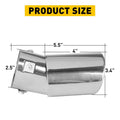 Muffler Tip Exhaust Pipe for Universal Fit (1.75-2.5 inch, Chrome)