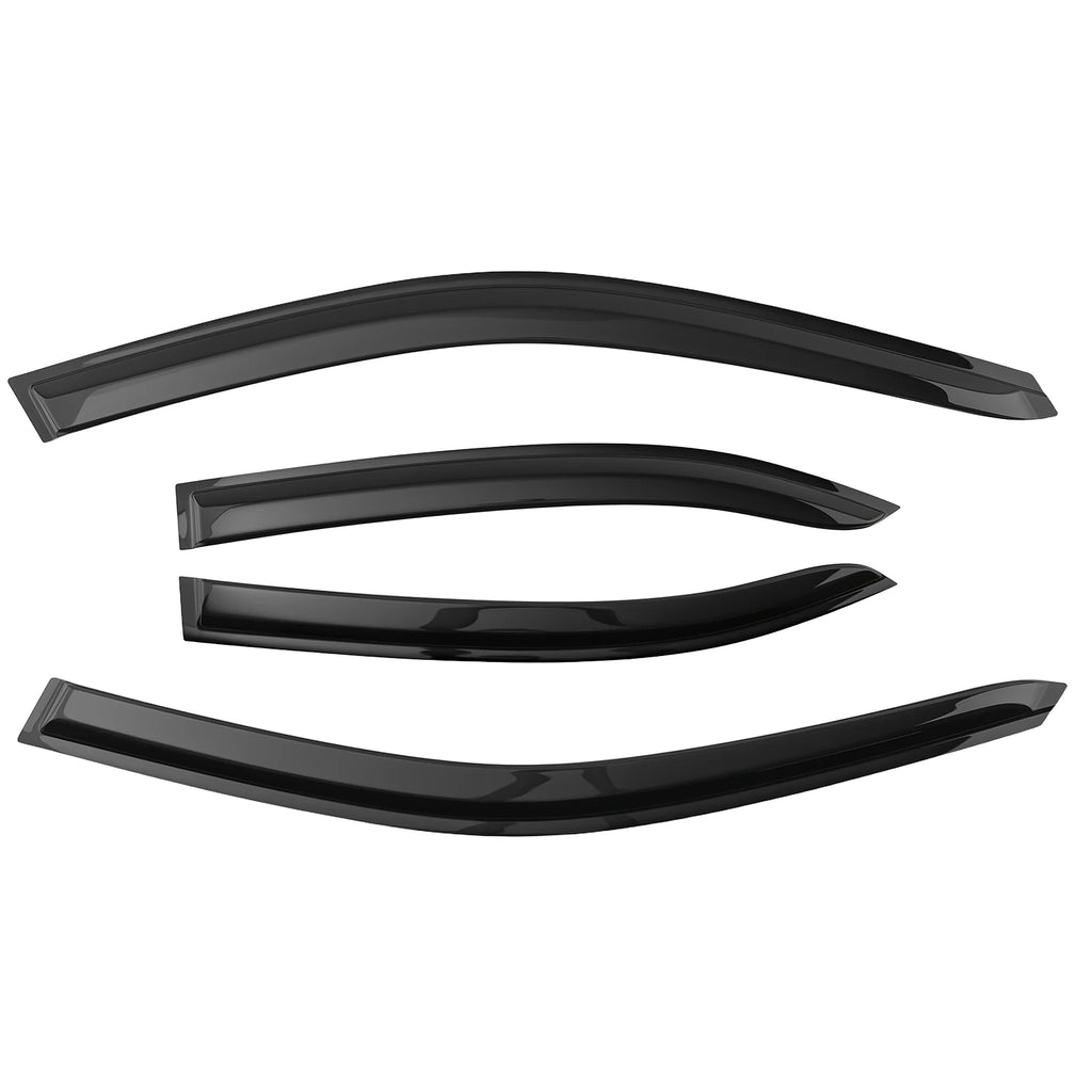 Set of 4 Wind Visor Rain Guards for Lexus IS200t IS250 IS350 (2014–2020)