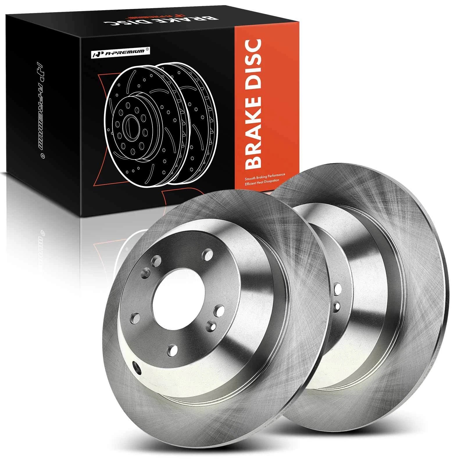 Rear Disc Brake Rotors for Hyundai Santa Fe Sport, Kia Sedona, Sorento (2013–2019)