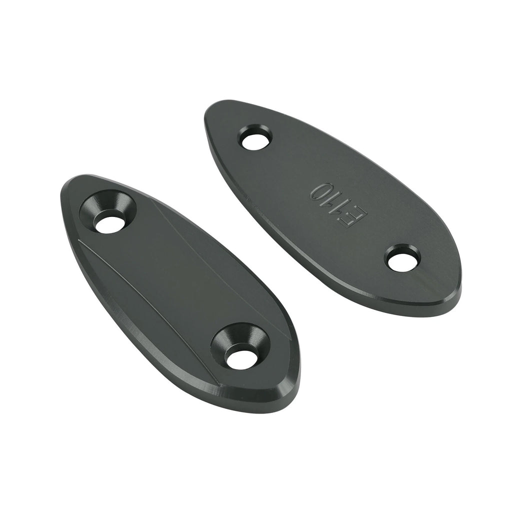 Mirror Block Off Plates for Kawasaki Ninja 250 300 400 650 (2013–2022)