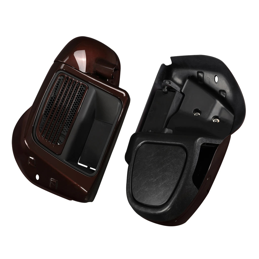 Lower Vented Fairings for Harley Touring (2014–2023) - Midnight Crimson