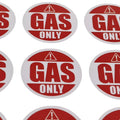 Gas Only Sticker for