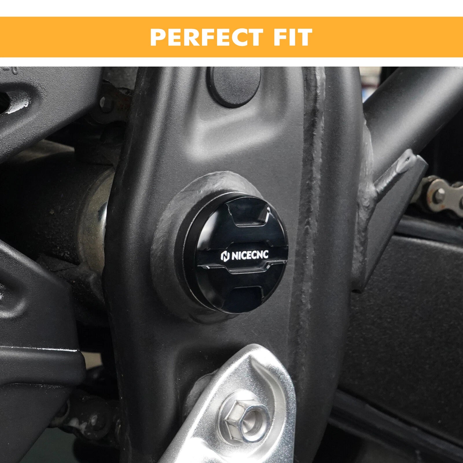 Frame Hole Plug Cover Cap for Yamaha Tenere 700 (2019–2024)
