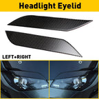 2X Headlight Eyelids for Nissan 350Z (2003–2009) Carbon Fiber Trim