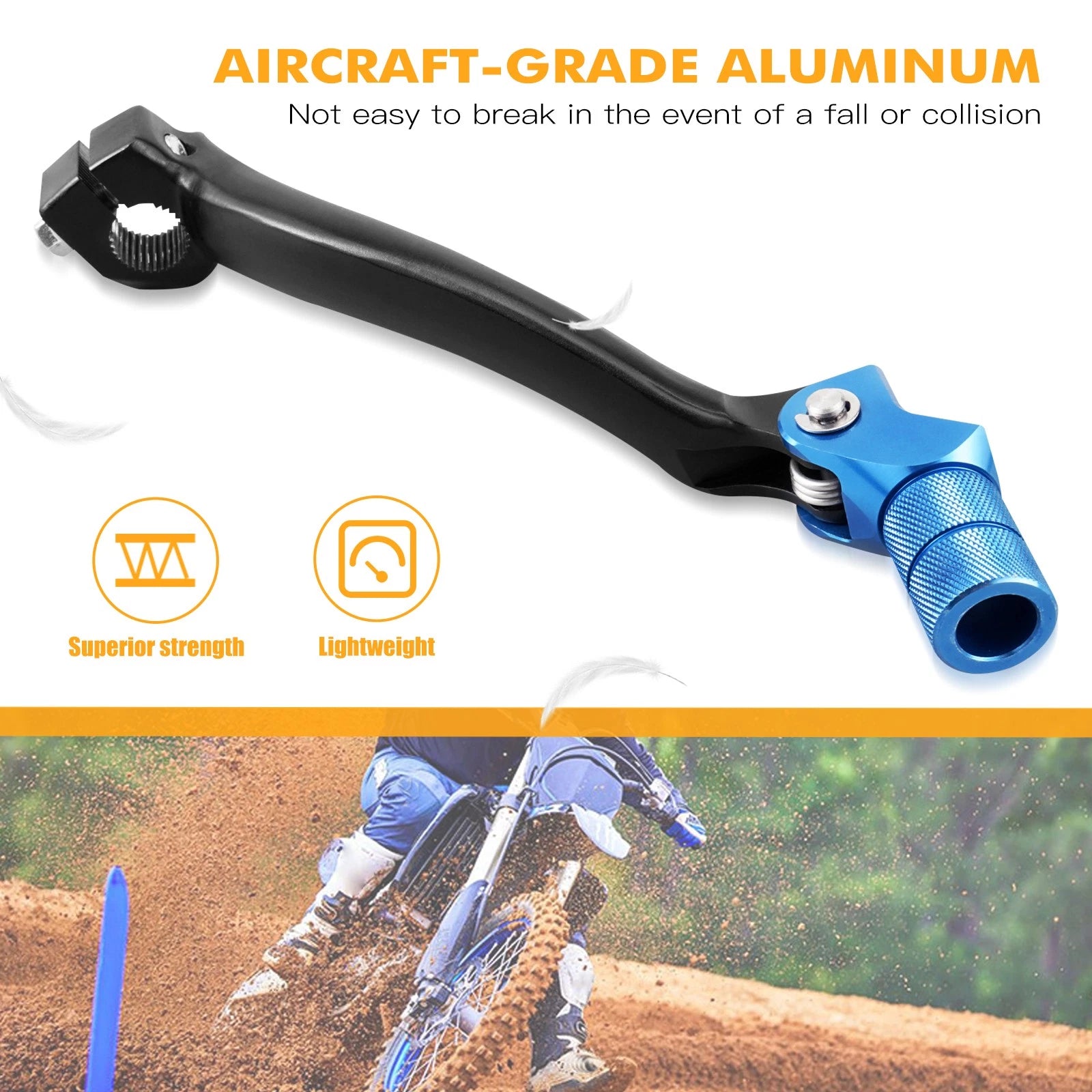 NICECNC Forged Shift Shifter Lever for Yamaha YZ250F YZ450F WR250F (2020–2023)
