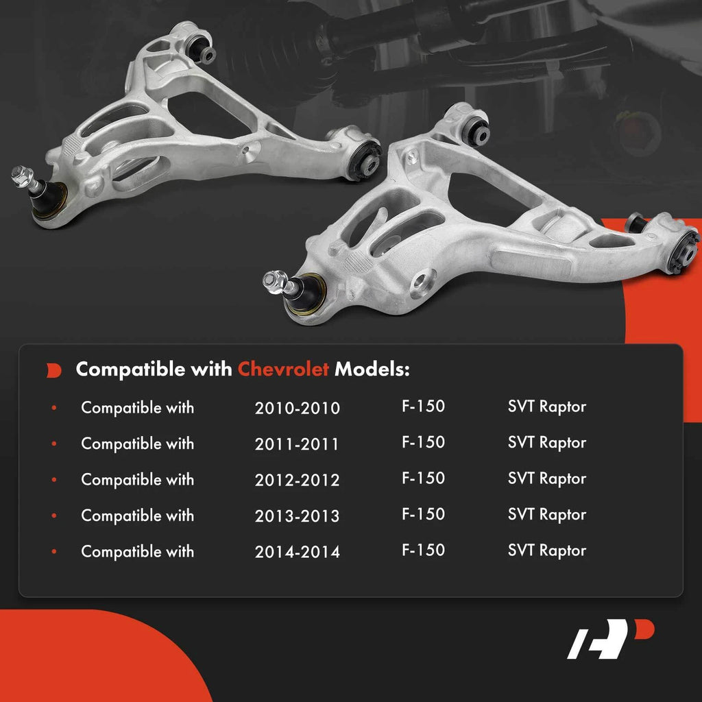 2X Front Lower Control Arm Ball Joint for Ford F-150 SVT Raptor (2010–2014)