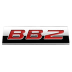 3D Polished Red Lettering Badge for BB2