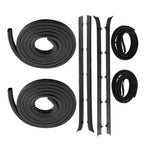 8pcs Complete Door Window Weatherstrip Seals for GMC Jimmy/K1500/K2500/K3500
