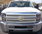Stainless Steel Mesh Grille for Chevy Silverado 2500HD/3500HD (2015-2018)
