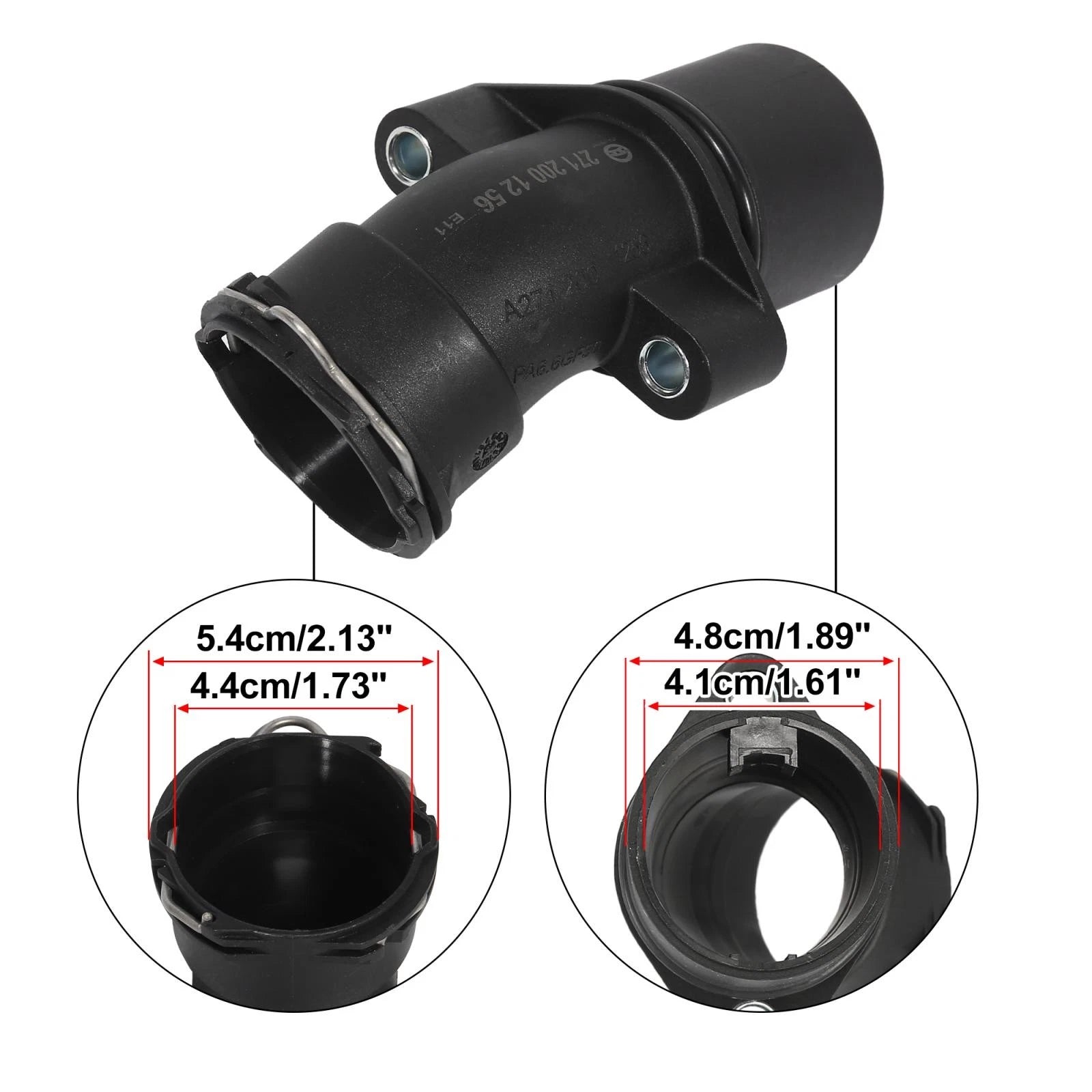 Engine Coolant Housing 2712001256 for Mercedes-Benz C230 (2003–2005)