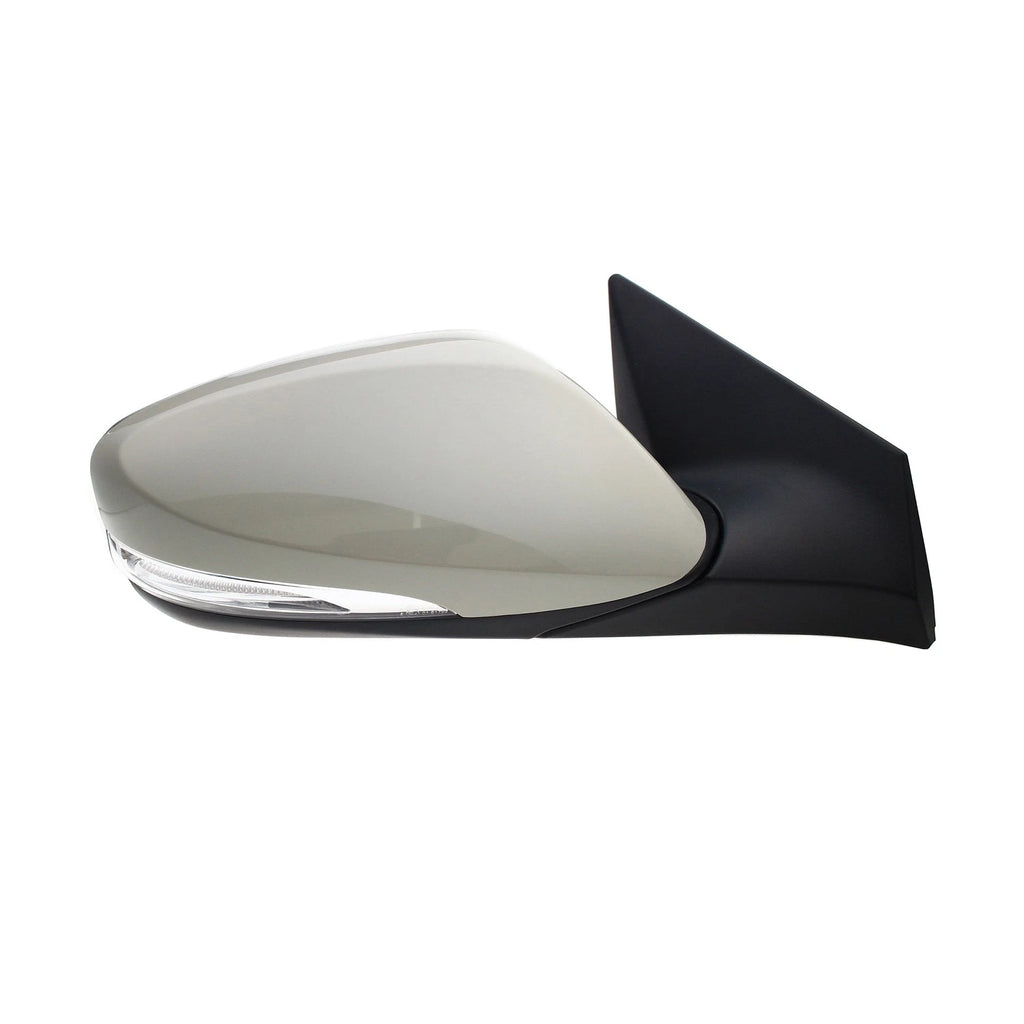 Replacement Ready to Paint Passenger Power Door Mirror w/Turn Signal w/Heated