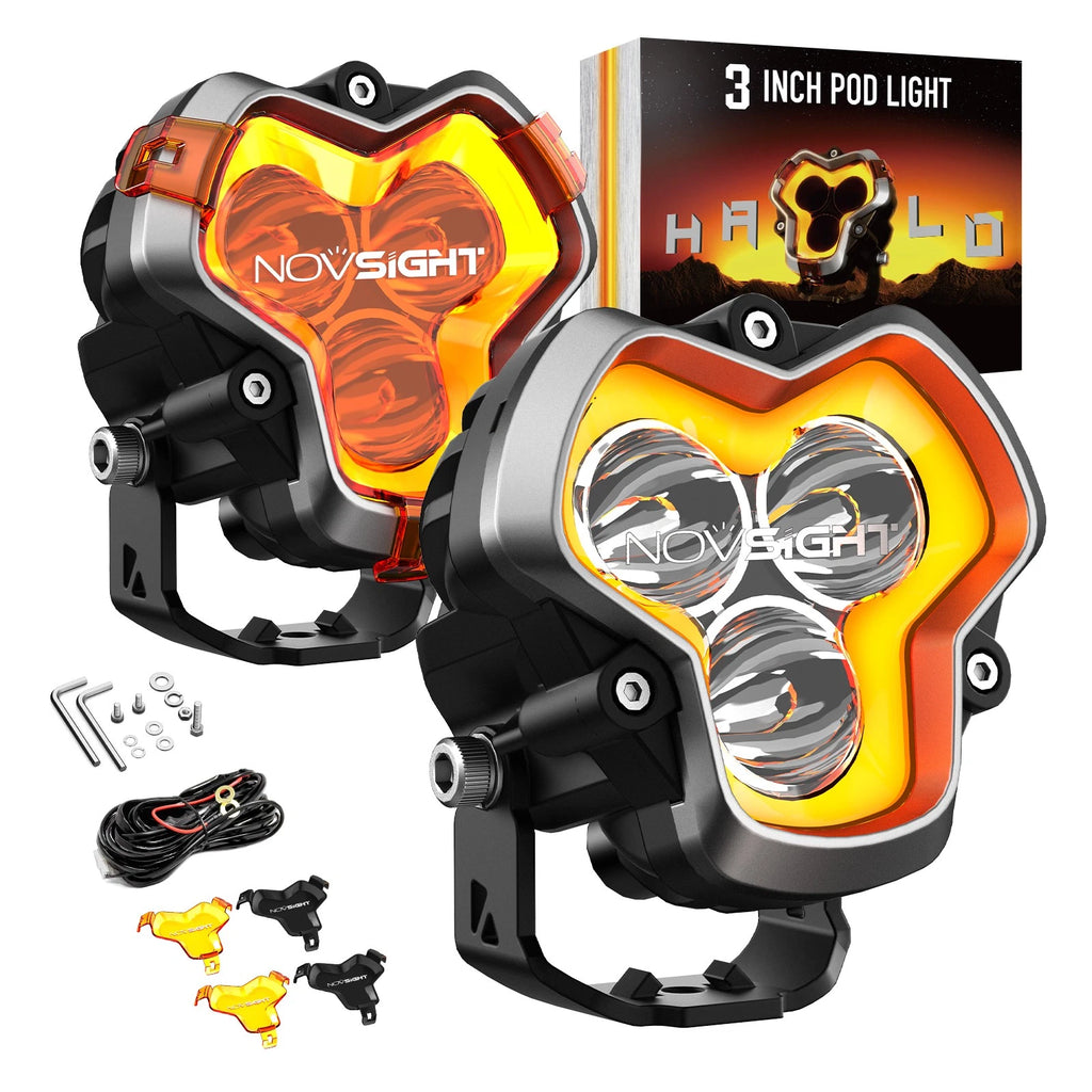 3" LED Work Light Pod for Truck (OffRoad, Spot Beam)