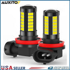 AUXITO LED Fog Driving Lights for H11 H16 H8 (6000K)