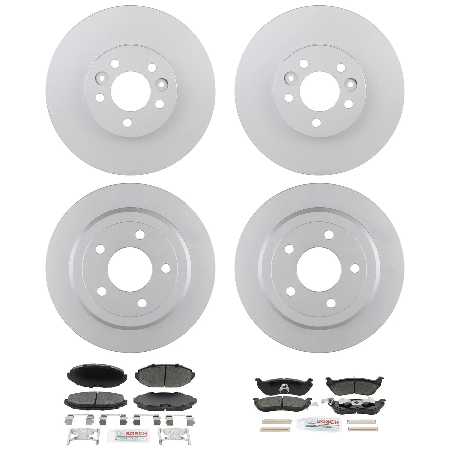 Bosch QuietCast Brake Pad Kit for Lincoln Town Car (1990–2011)