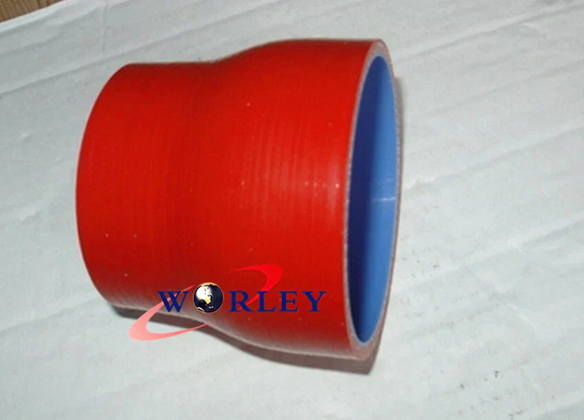 76mm to 102mm Silicone Straight Reducer Hose Pipe Coupler for Car BLACK