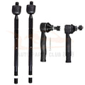 Set of 4 Front Steering Kit Tie Rod Ends for Toyota RAV4 (2001–2003)