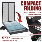 Folding Mount Cargo Carrier for Wheelchair (500LB Capacity)