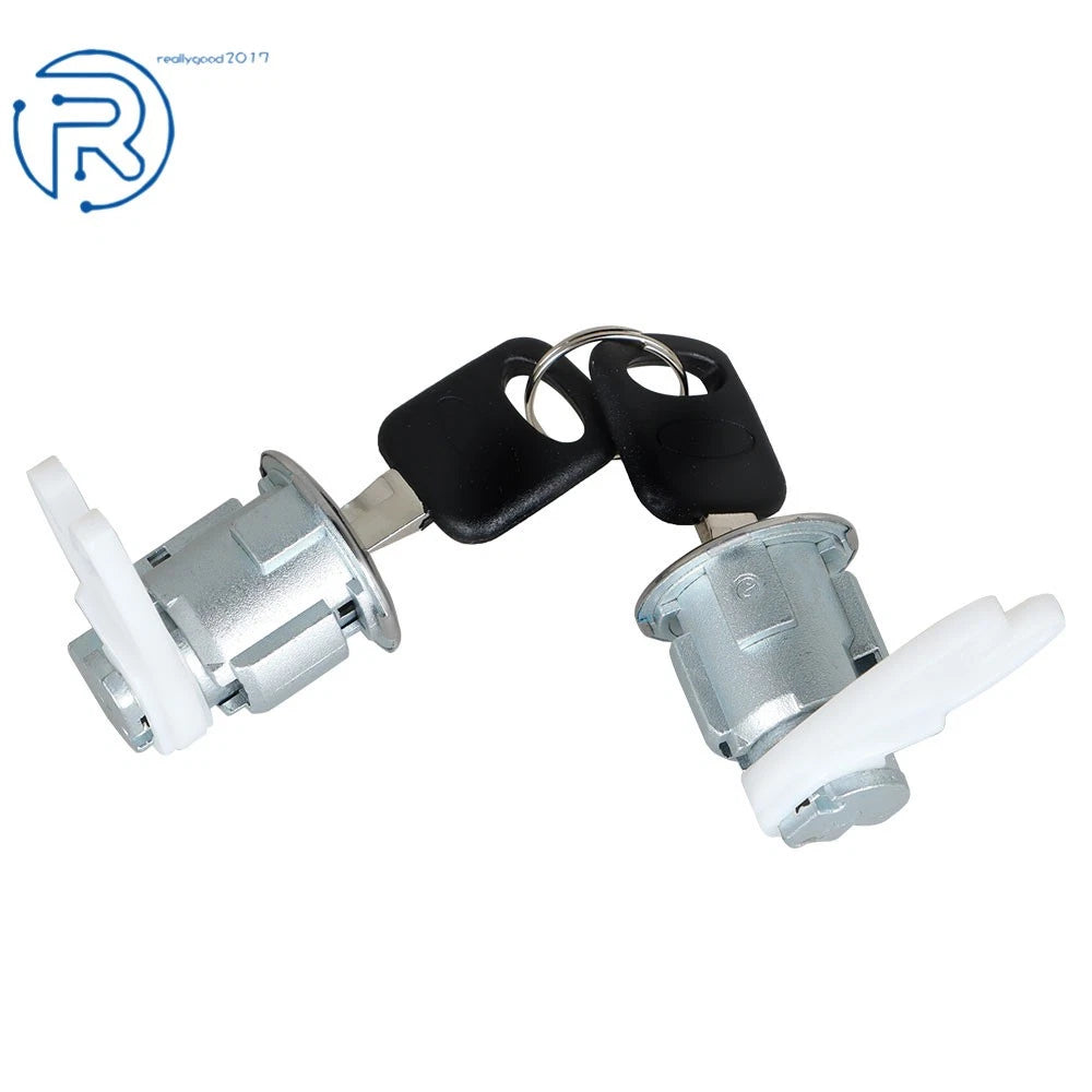 Door Lock Cylinder Set of 2 W/Key for Ford F150 250 350 (1992–1995)