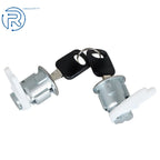 Door Lock Cylinder Set of 2 W/Key for Ford F150 250 350 (1992–1995)