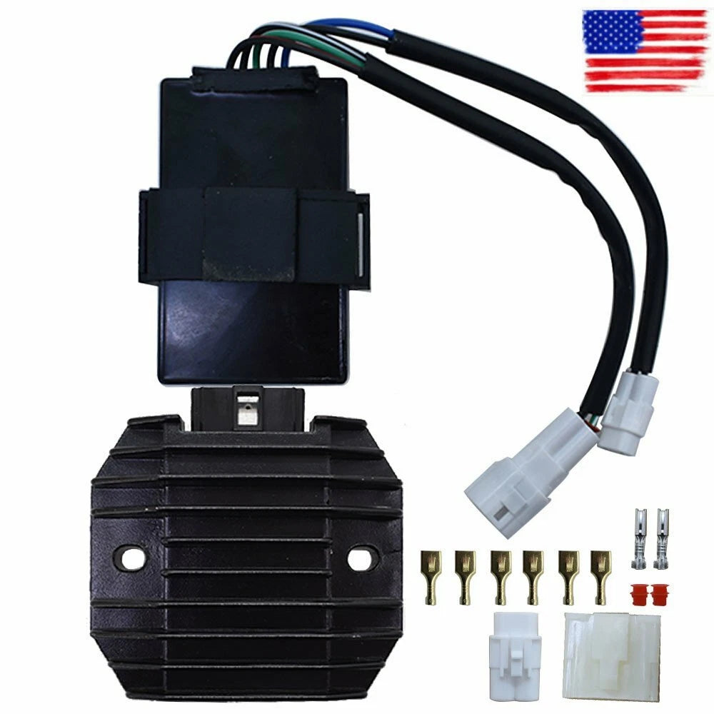 CDI Box Voltage Regulator Rectifier Kit for Kawasaki Bayou 300 (1988-1991)