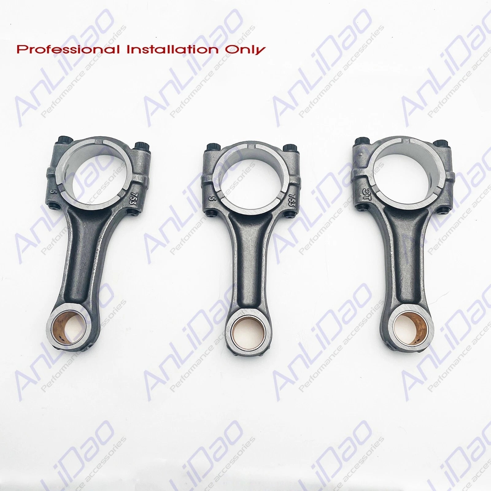3Pcs Connecting Rod for SeaDoo 300 GTI RXT RXP Wake FishPro (2016–2020) 420917757