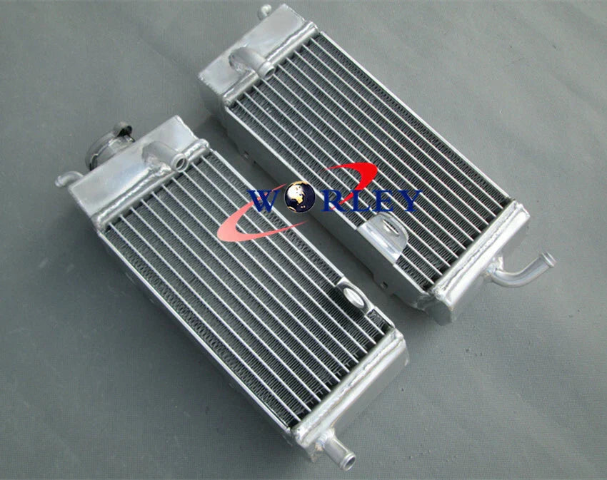 Aluminum Radiator & Blue Hose for Yamaha YZ125 (1989-1992)