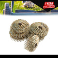 Set of 7200 Galvanized Coil Roofing Nails 1-1/4" (15 Degree)