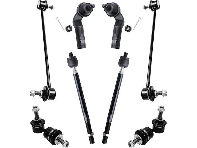 Front and Rear Tie Rod and Sway Bar Link Kit for Mazda 3 (2009) GZ517FY
